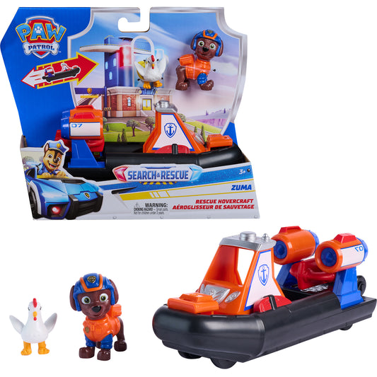 PAW Patrol - Search & Rescue: Zumas Rettungs-Hovercraft mit 2 Figuren, Spielfahrzeug