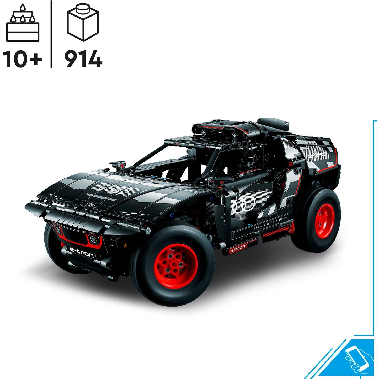 LEGO 42160 Technic Audi RS Q e-tron, Konstruktionsspielzeug