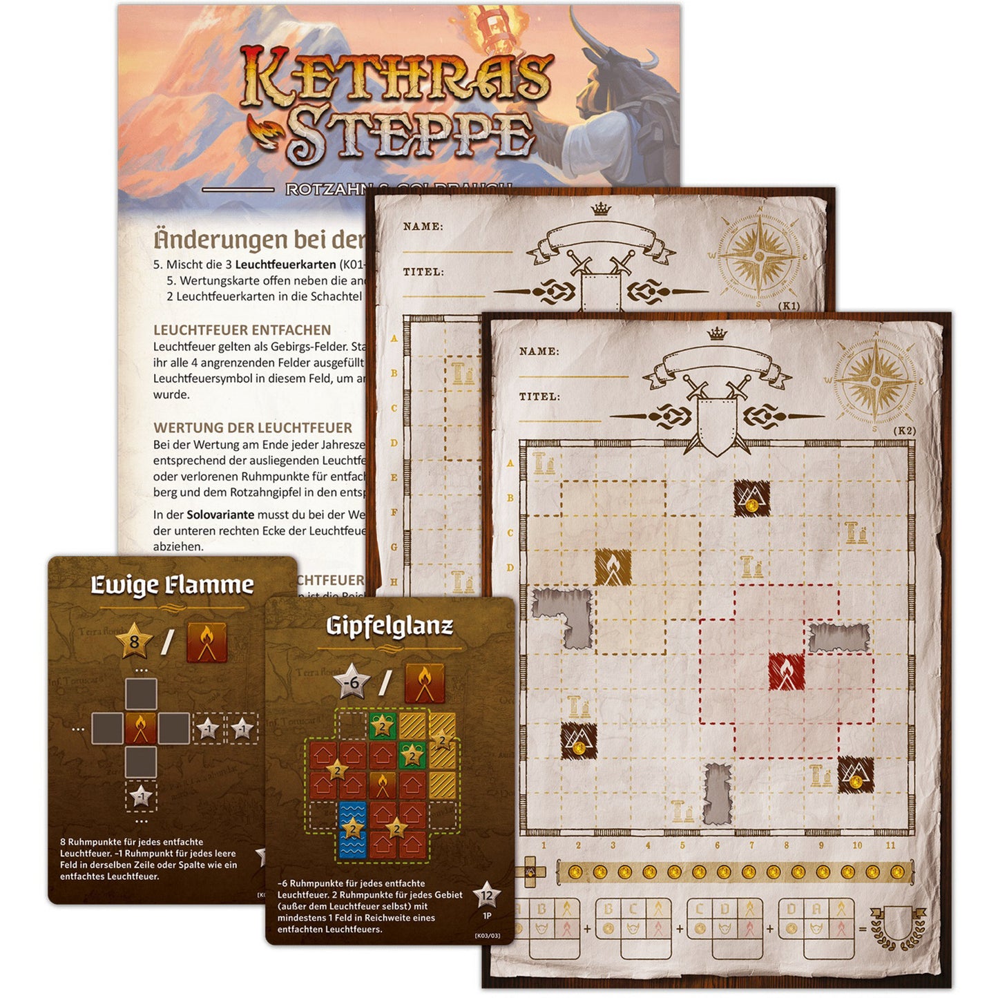 Der Kartograph & Die Kartographin: Ferne Expeditionen, Gesellschaftsspiel
