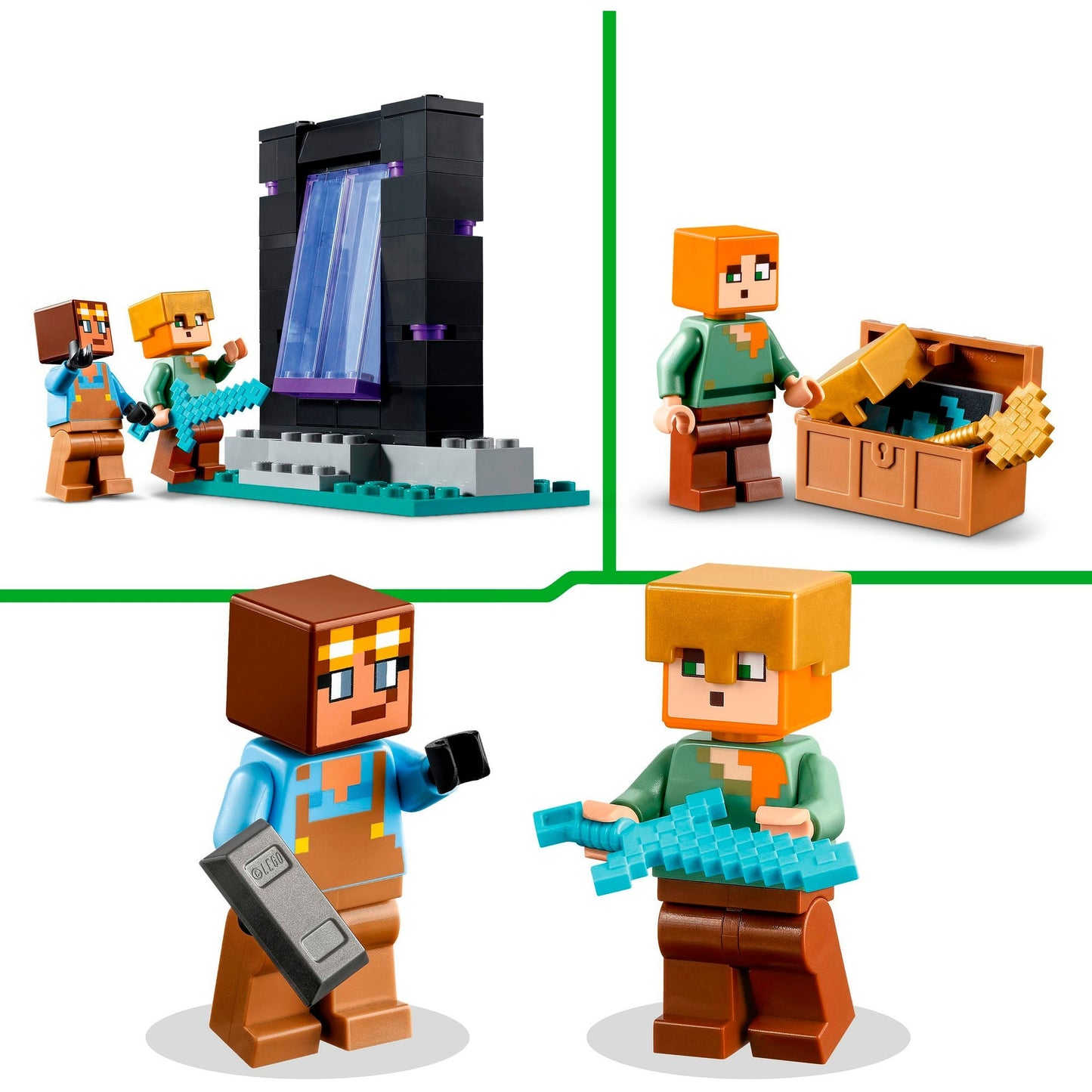 LEGO 21252 Minecraft Die Waffenkammer, Konstruktionsspielzeug