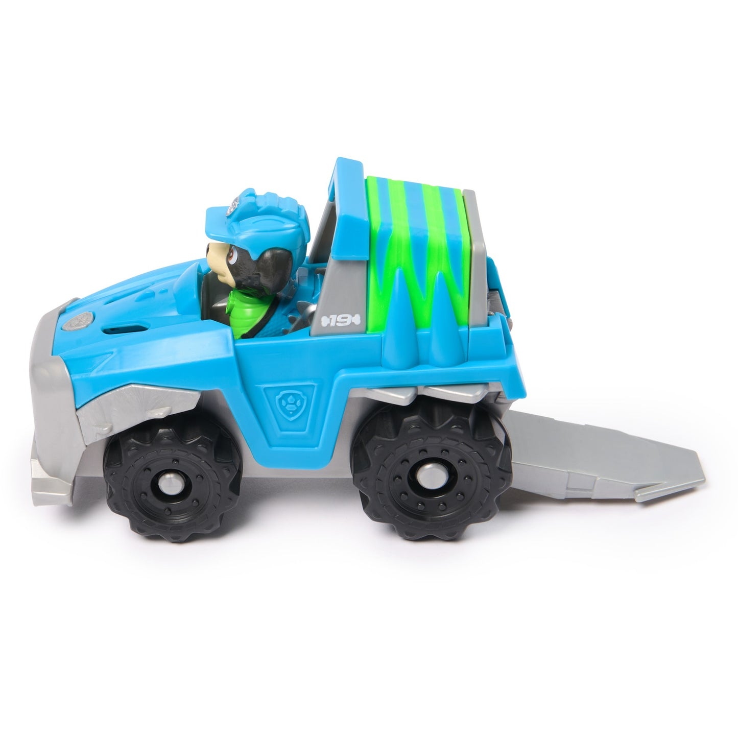 Paw Patrol - Dinosaurier-Rettungsfahrzeug mit Rex Spielfigur, Spielfahrzeug