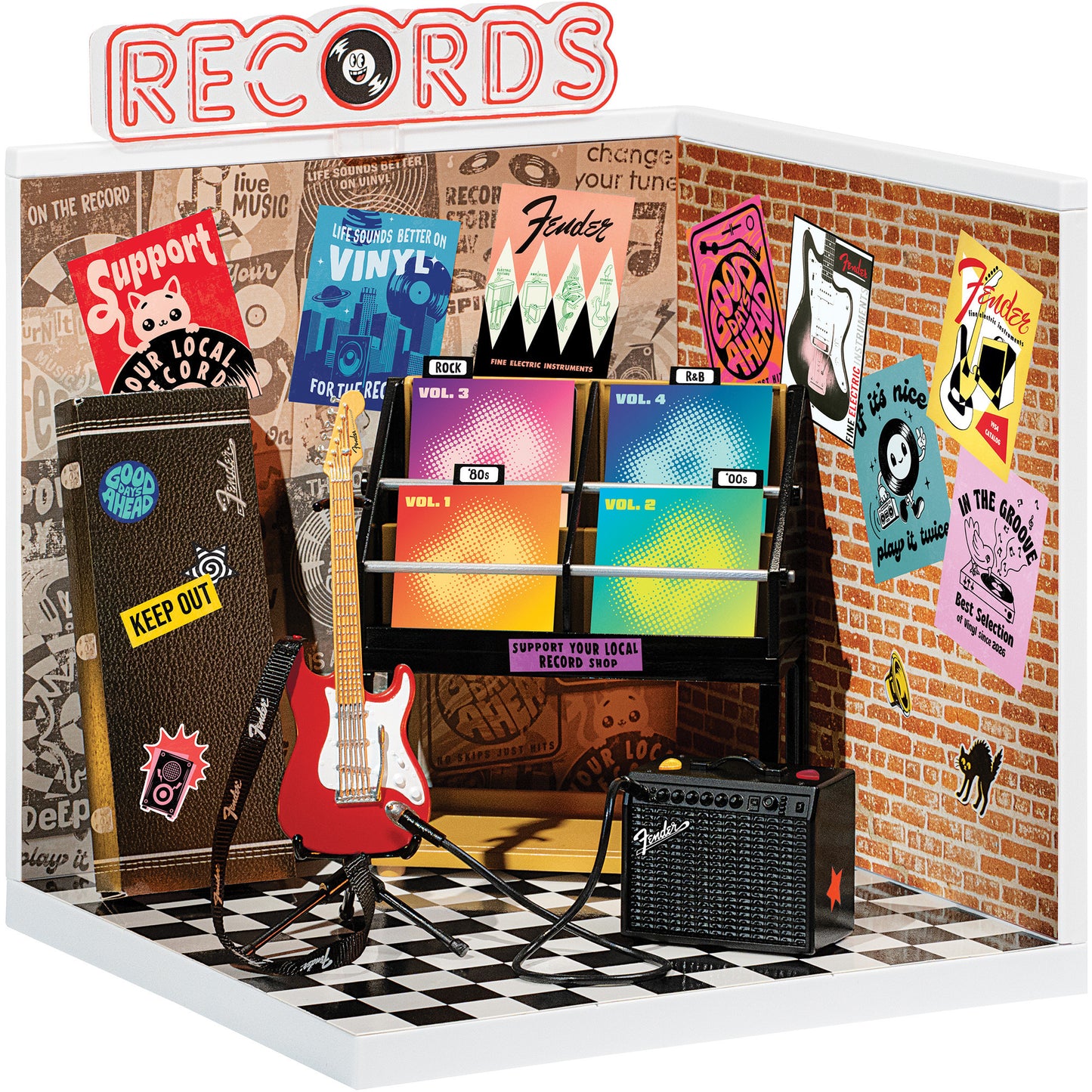 MGA's Miniverse - Real Music Record Shop, Basteln