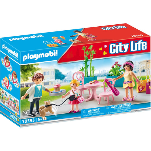 PLAYMOBIL 70593 City Life Kaffeepause, Konstruktionsspielzeug