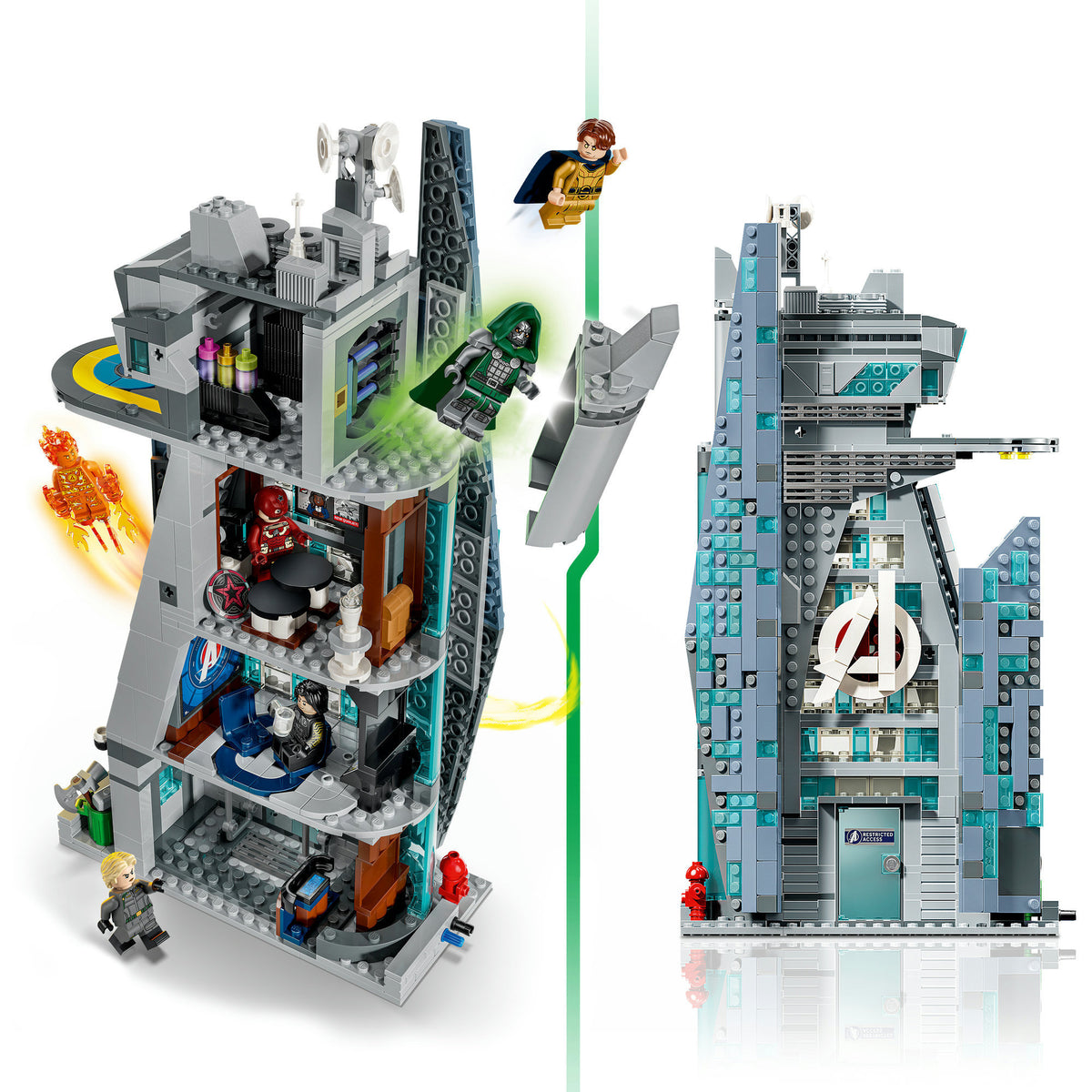 76352 Marvel Super Heroes Avengers: Doomsday Neuer Avengers Tower, Konstruktionsspielzeug