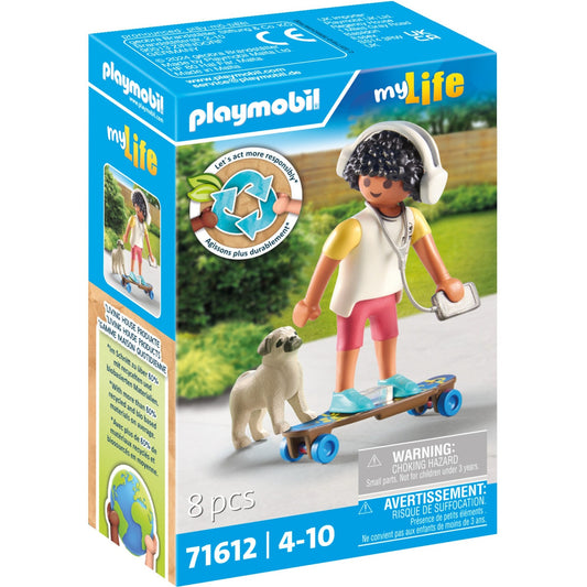 PLAYMOBIL 71612 My Life Junge mit Hund, Konstruktionsspielzeug