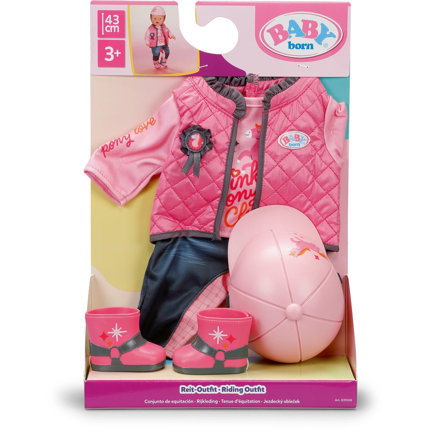 BABY born Reit Outfit 43cm, Puppenzubehör