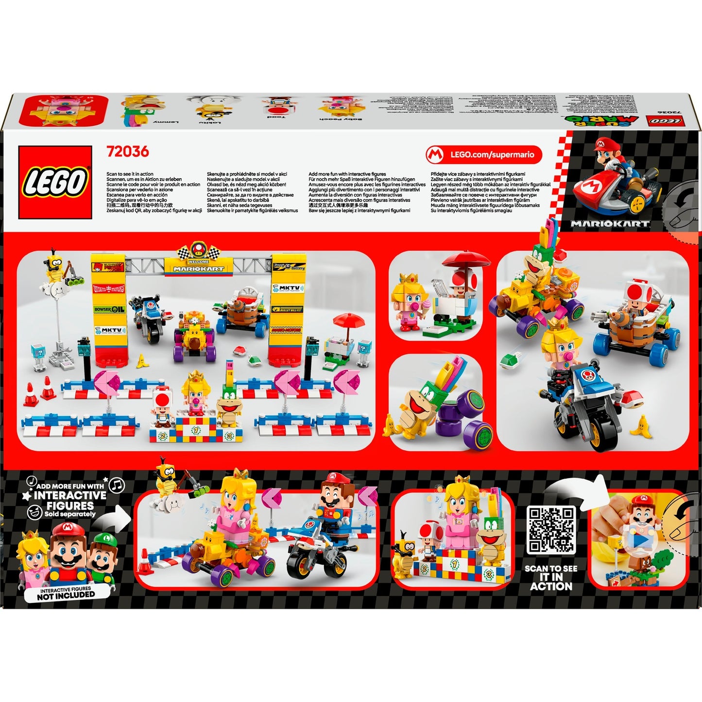 LEGO 72036 Super Mario - Mario Kart: Baby Peach & Grand Pix-Set