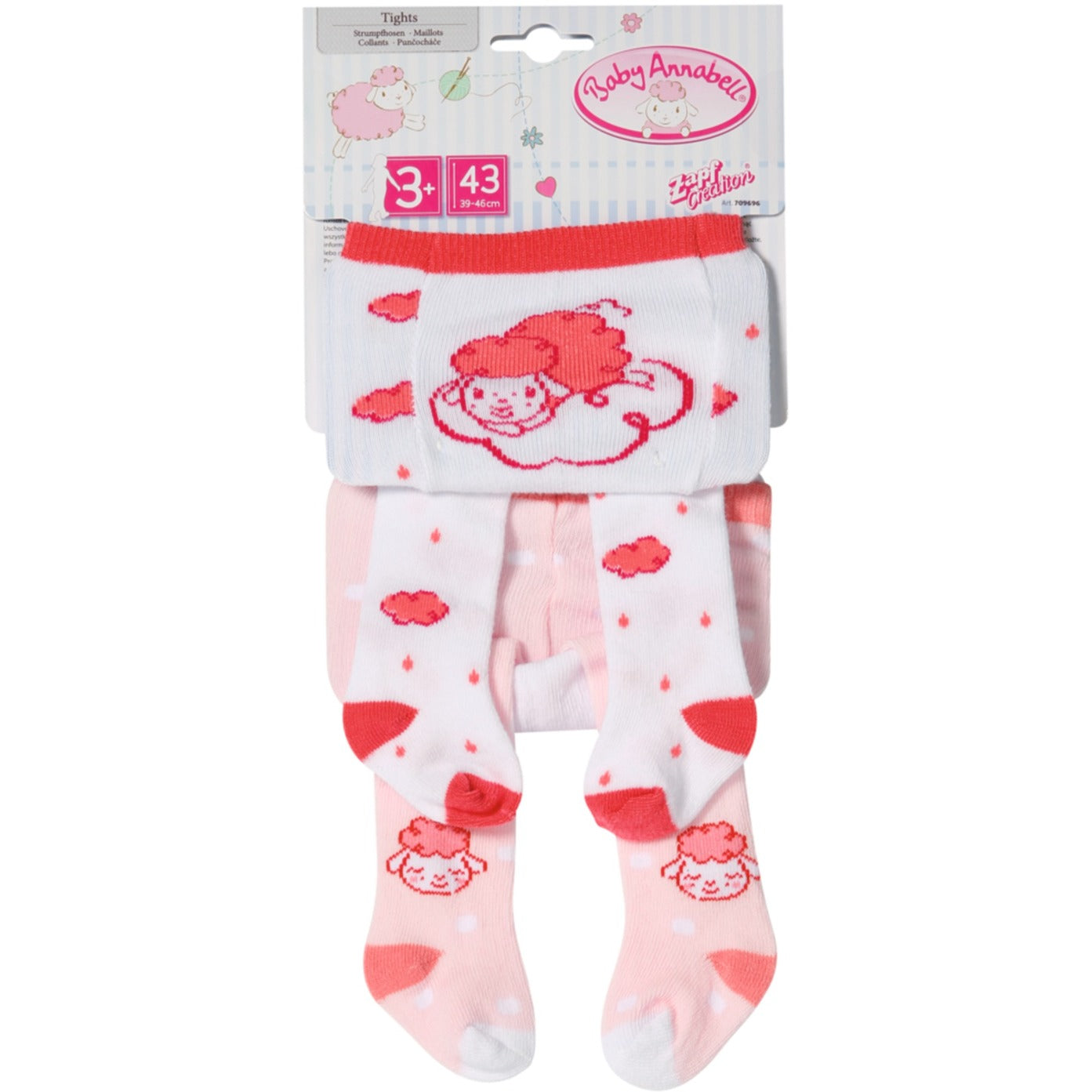 ZAPF Creation Baby Annabell® Strumpfhosen 2er-Pack 43cm (sortierter Artikel)