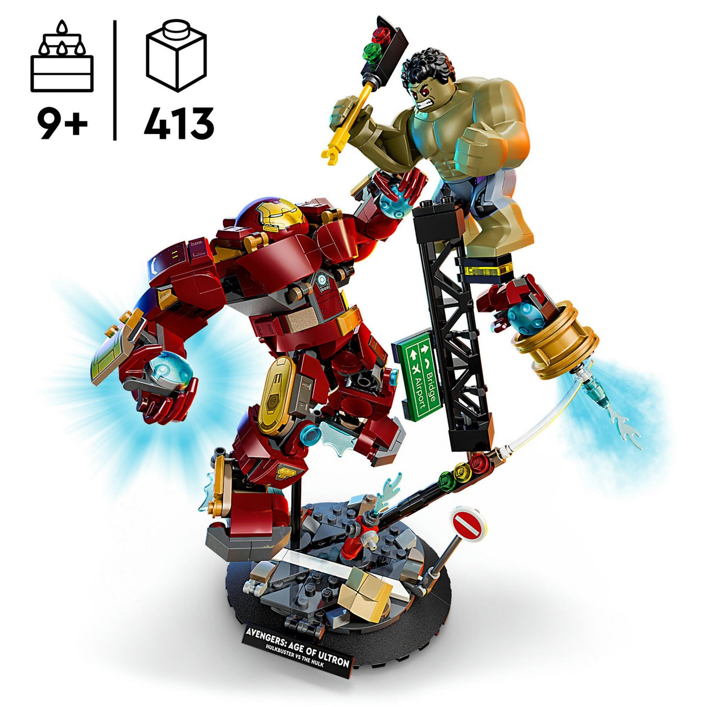 76343 Marvel Super Heroes Duell der Giganten: Hulkbuster vs. Hulk, Konstruktionsspielzeug