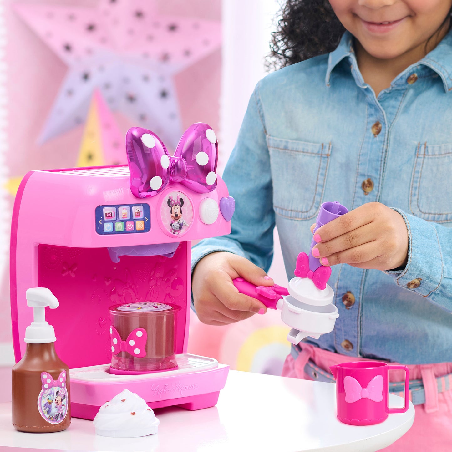 Disney Junior Minnie Mouse Rise & Shine Bowrista Set, Kinderhaushaltsgerät