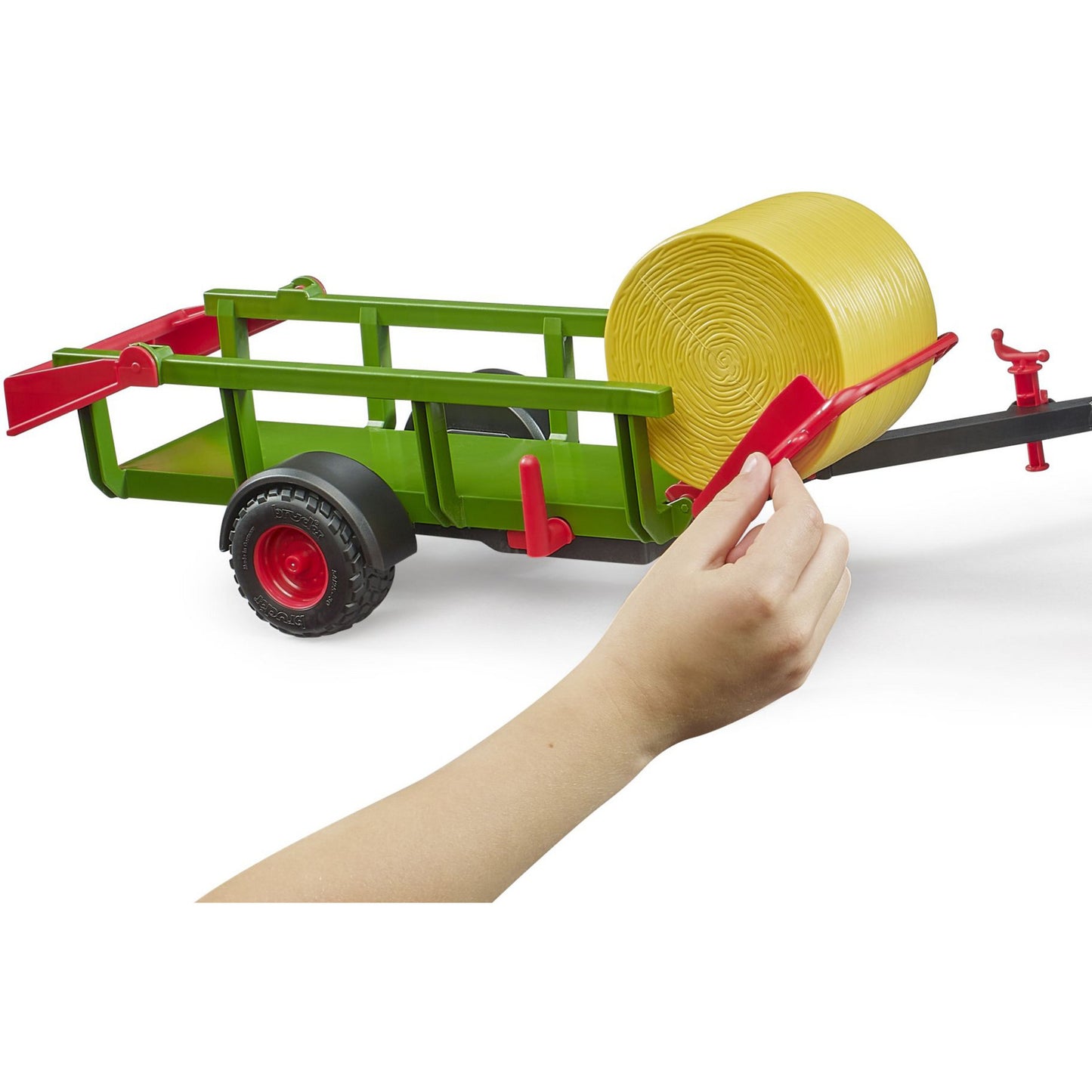 Rundballensammler mit 3 Rundballen, Modellfahrzeug