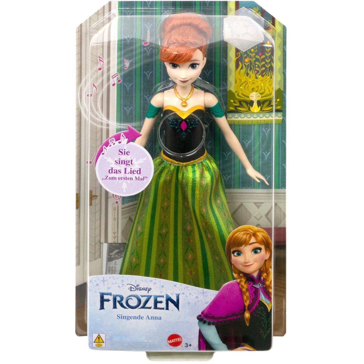 Mattel Disney Die Eiskönigin singende Anna-Puppe, 645