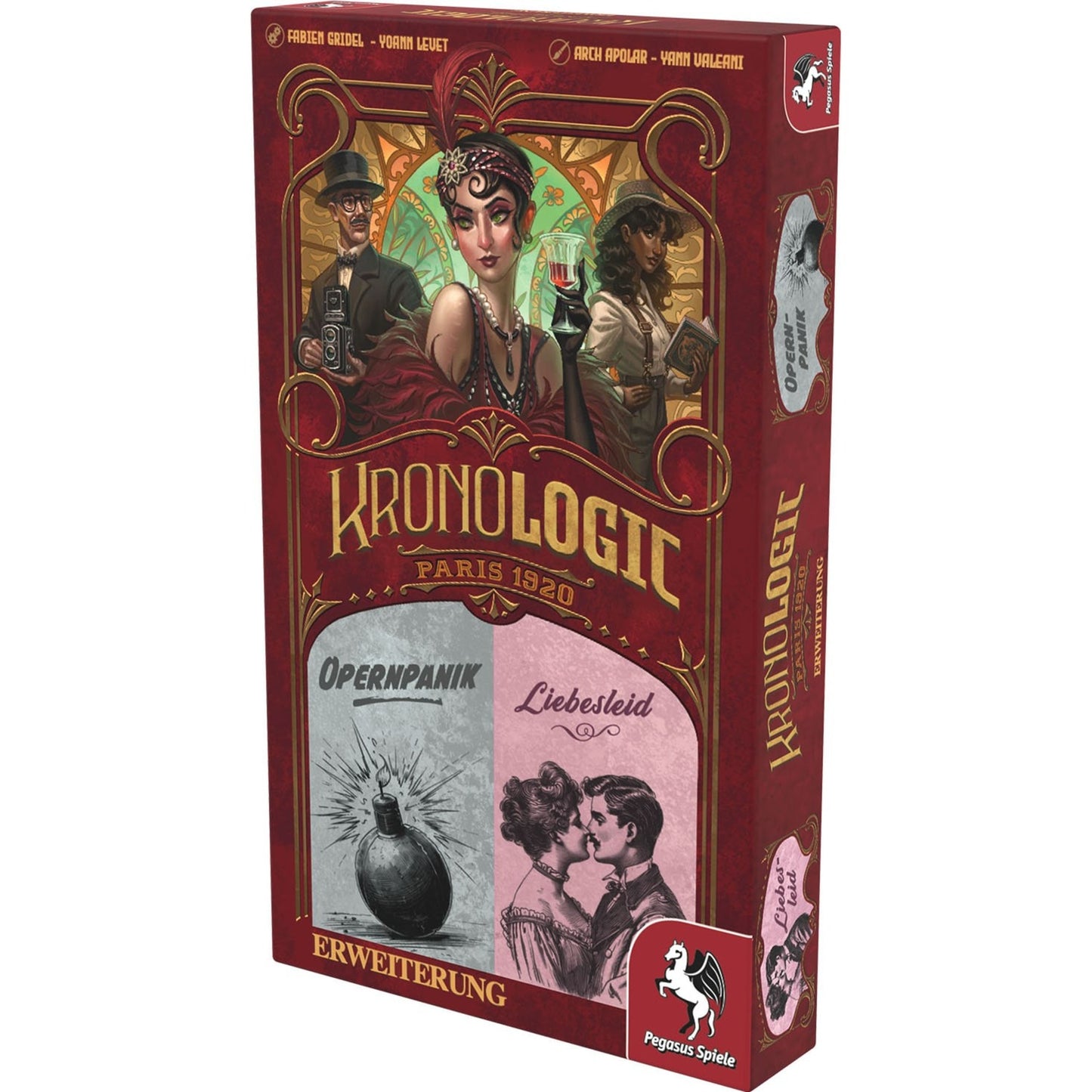 Kronologic - Paris1920: Liebesleid & Opernpanik, Brettspiel