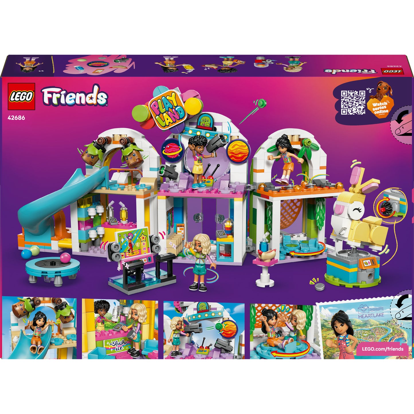 42686 Friends Cooler Indoor-Spielplatz, Konstruktionsspielzeug
