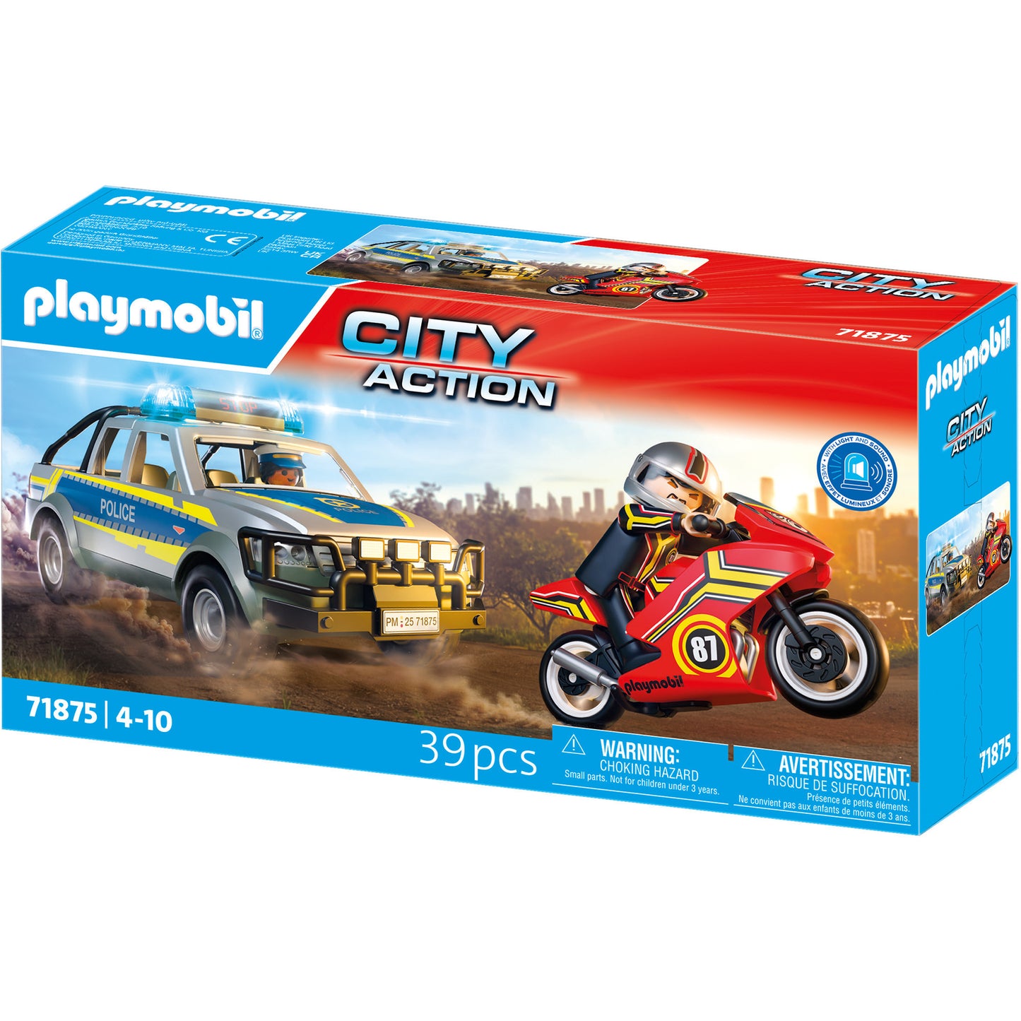 71875 City Action Verfolgungsjagd mit Polizei Pick-Up, Konstruktionsspielzeug