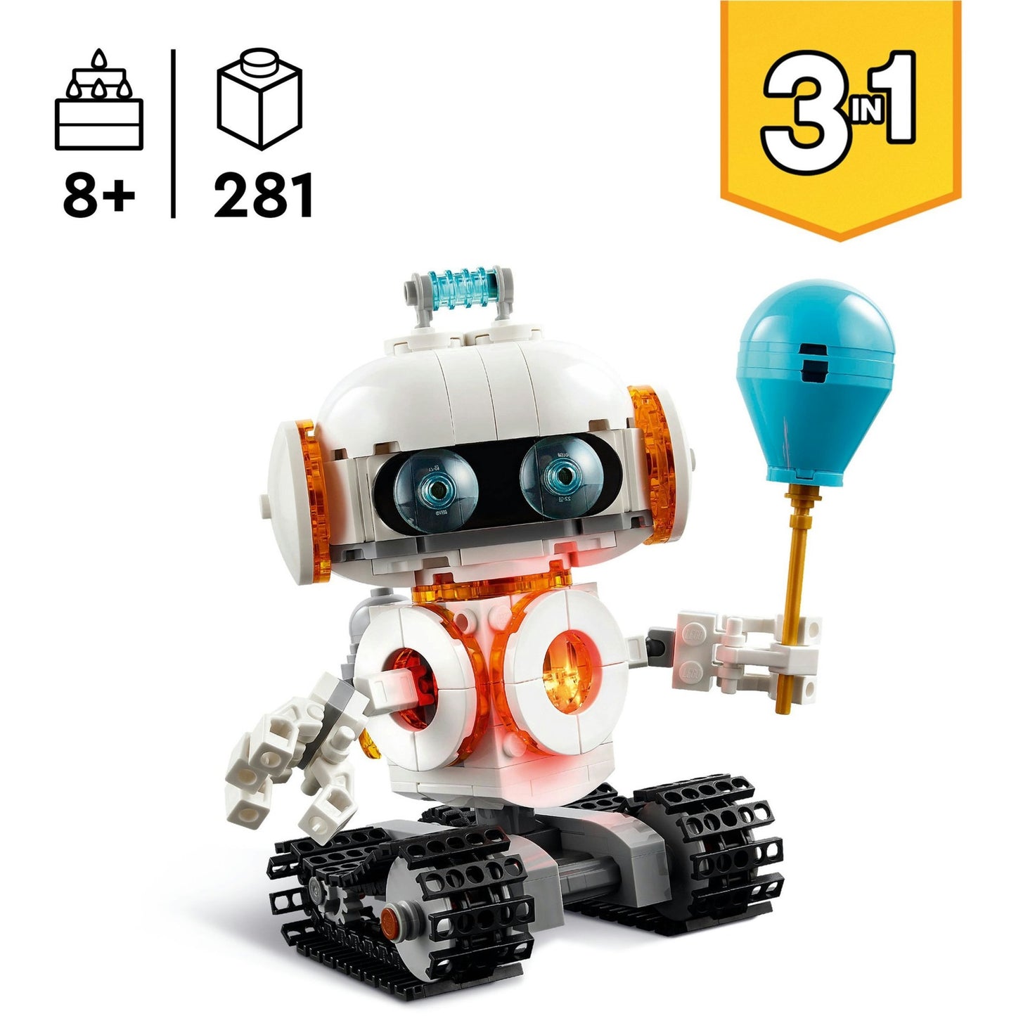 31164 Creator 3- in-1 Weltraum-Roboter, Konstruktionsspielzeug