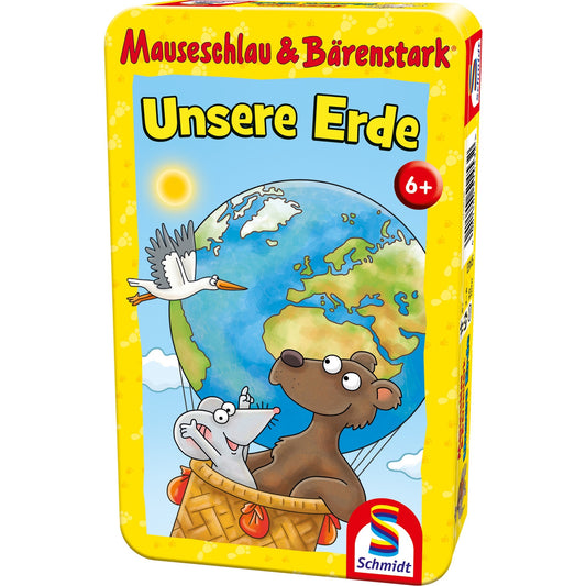 Schmidt Spiele Mauseschlau & Bärenstark - Unsere Erde, Brettspiel