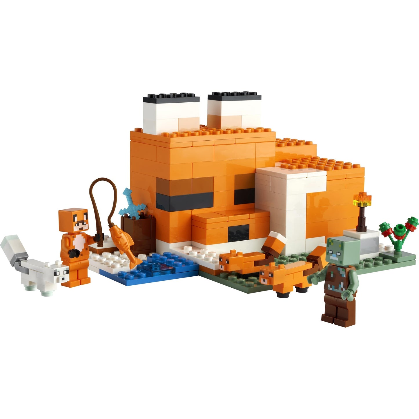 LEGO 21178 Minecraft Die Fuchs-Lodge, Konstruktionsspielzeug