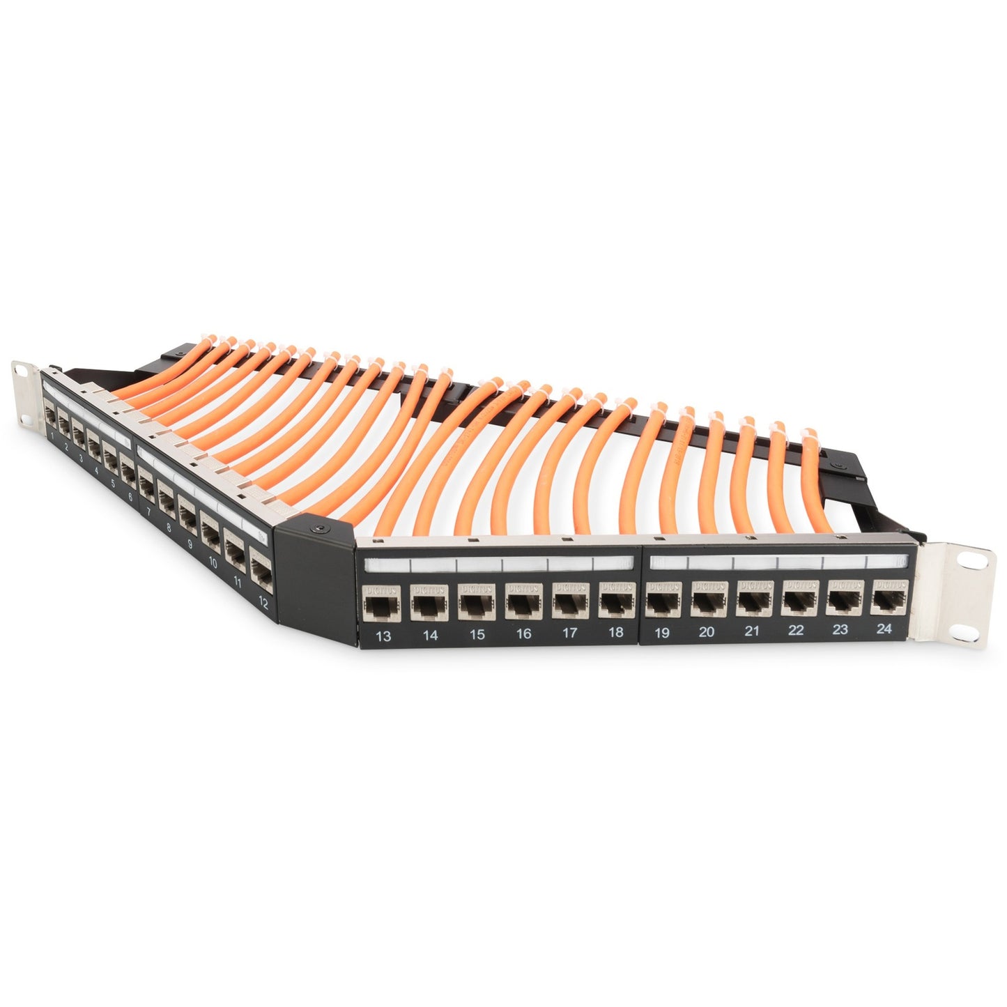 Digitus CAT 6A Keystone Modul, geschirmt (silber, 24 Stück)