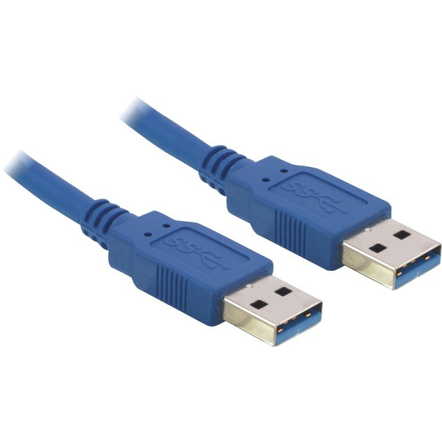 DeLOCK USB 3.2 Gen 1 Kabel, USB-A Stecker > USB-A Stecker (blau, 1 Meter)