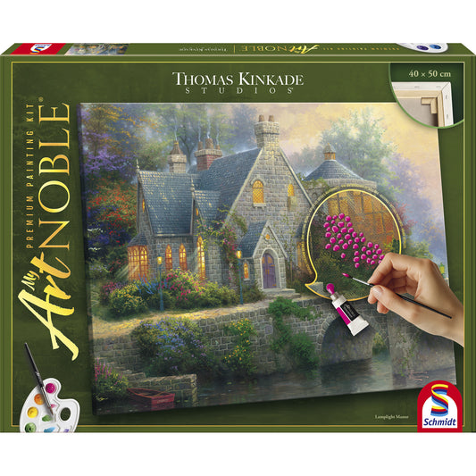 My ArtNOBLE Thomas Kinkade - Lamplight Manor, Malen