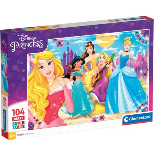 Clementoni Supercolor Maxi - Disney Princess (104 Teile)