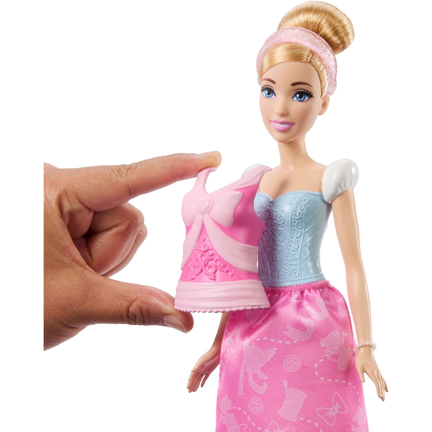 Disney Prinzessin 2-in-1 Geschichten Cinderella Modepuppe