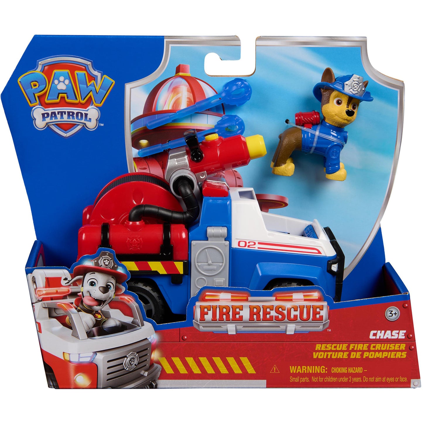 Paw Patrol Fire Rescue - Chases Rettungsfahrzeug, Spielfahrzeug