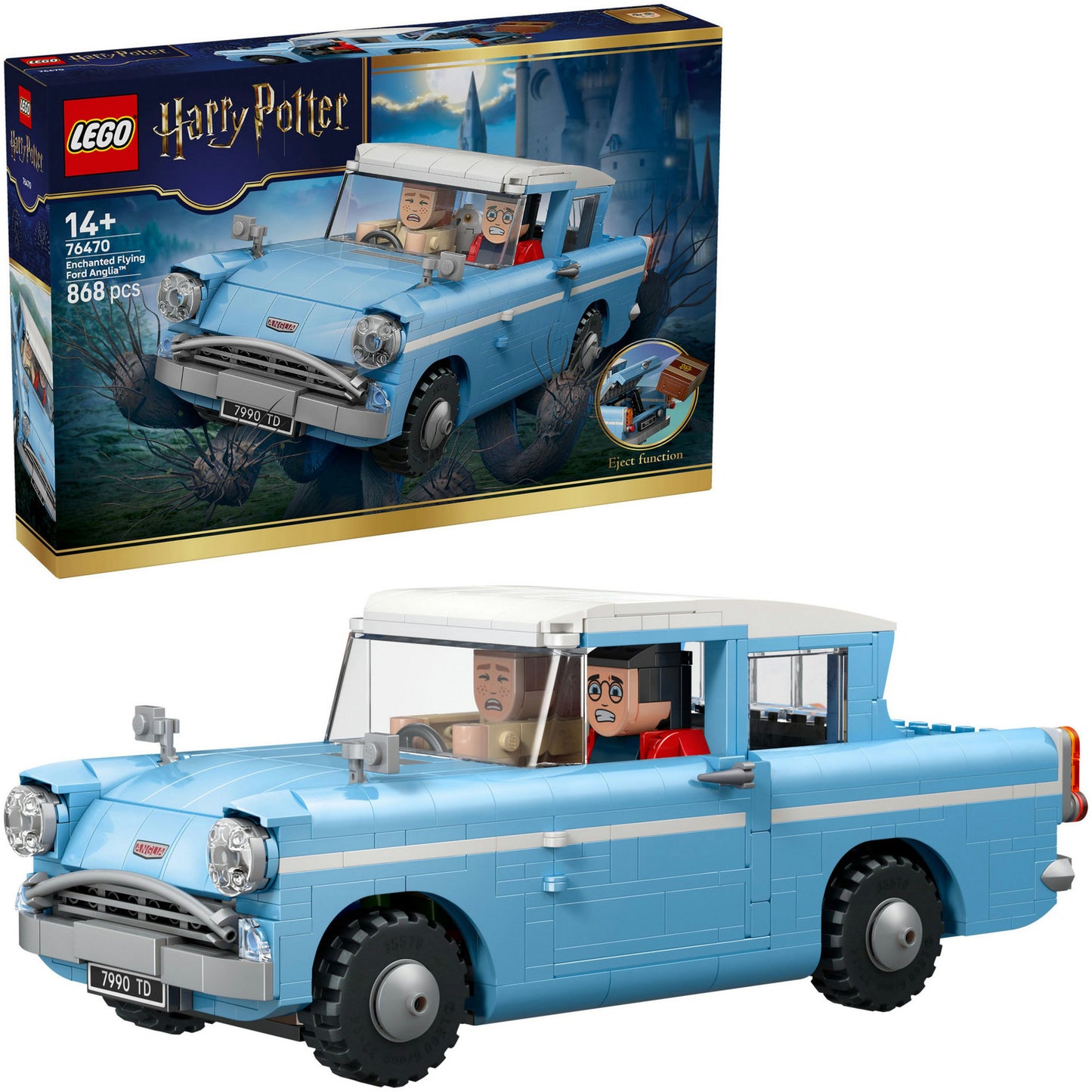76470 Harry Potter Fliegender Ford Anglia, Konstruktionsspielzeug