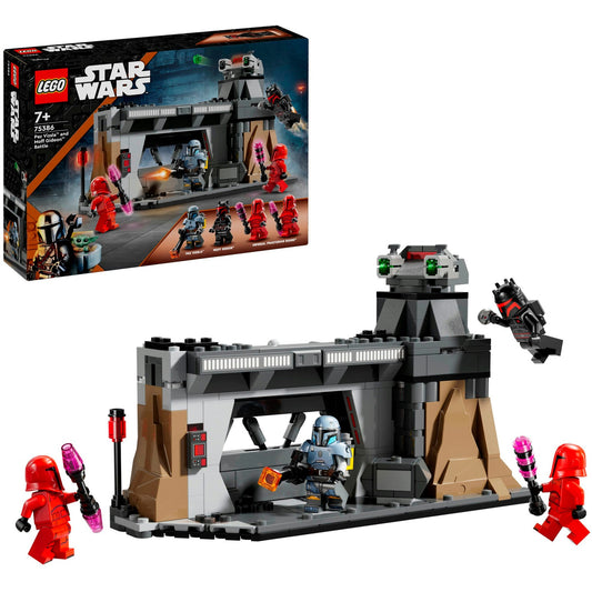 LEGO 75386 Star Wars Duell zwischen Paz Vizsla und Moff Gideon, Konstruktionsspielzeug