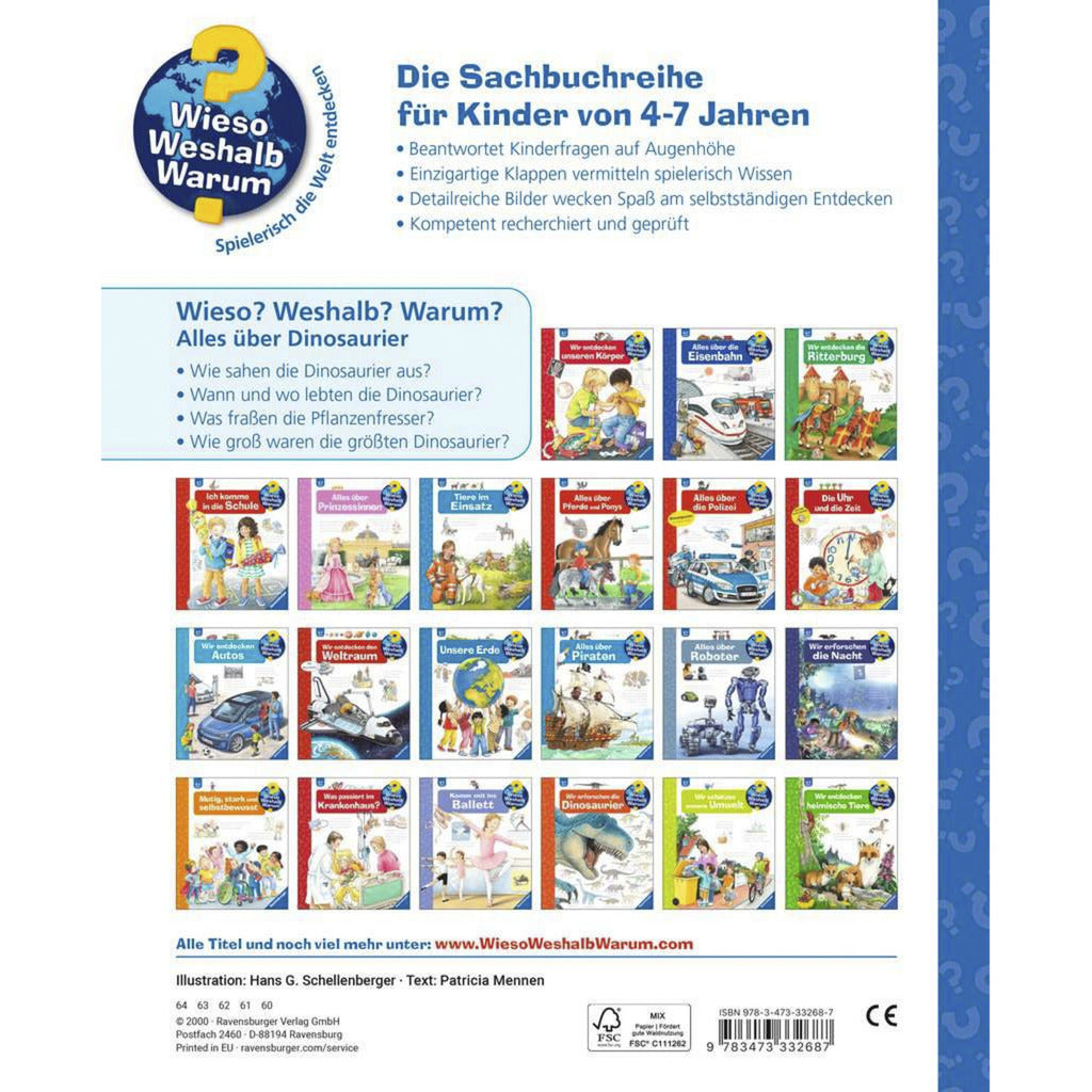 Wieso? Weshalb? Warum? Band 12 - Alles über Dinosaurier, Lernbuch