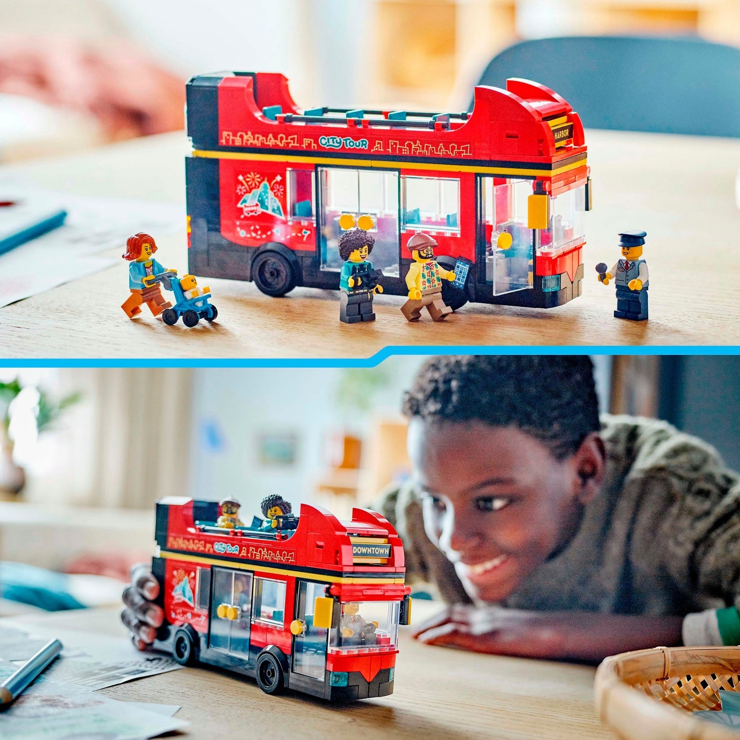 LEGO 60407 City Doppeldeckerbus, Konstruktionsspielzeug