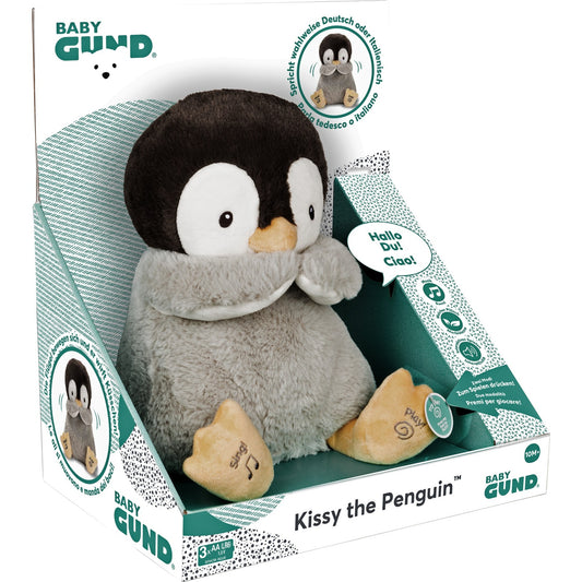 Spinmaster Gund - Kissy der Pinguin (grau/braun)