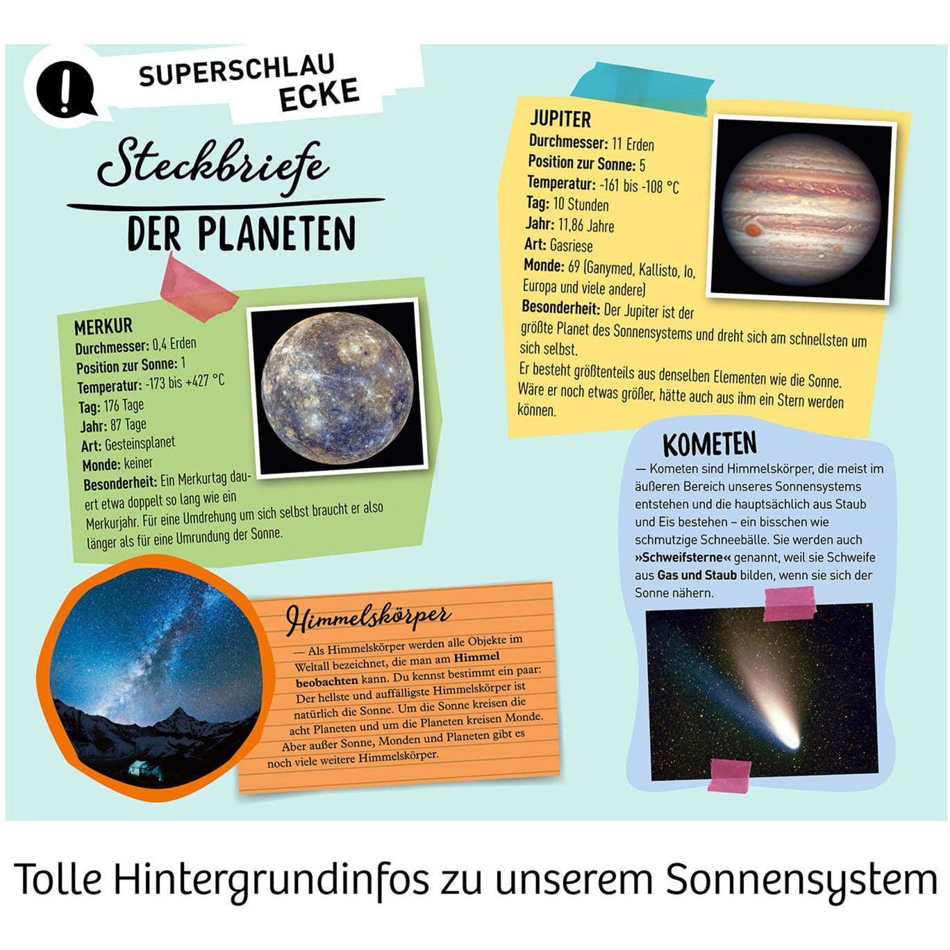 Nachtleuchtende Planeten, Experimentierkasten