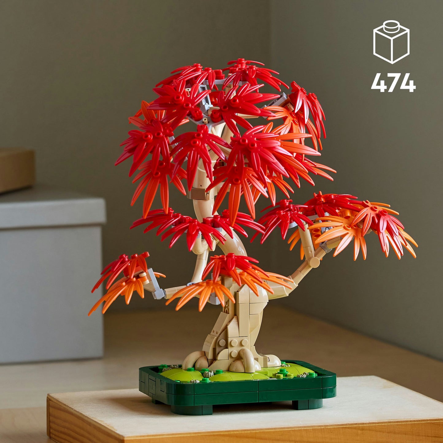 10348 Botanicals Japanischer Roter Ahorn - Bonsai-Baum, Konstruktionsspielzeug
