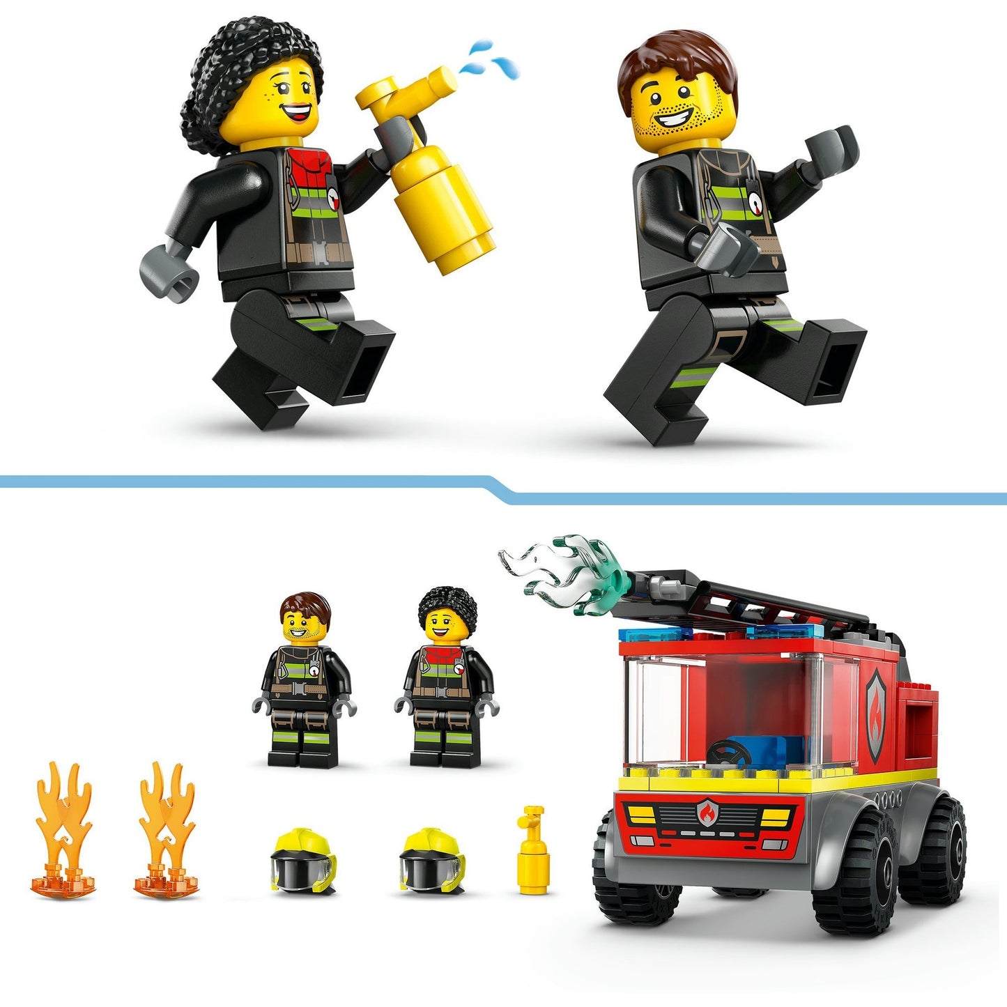 60463 City Feuerwehrleiterfahrzeug, Konstruktionsspielzeug
