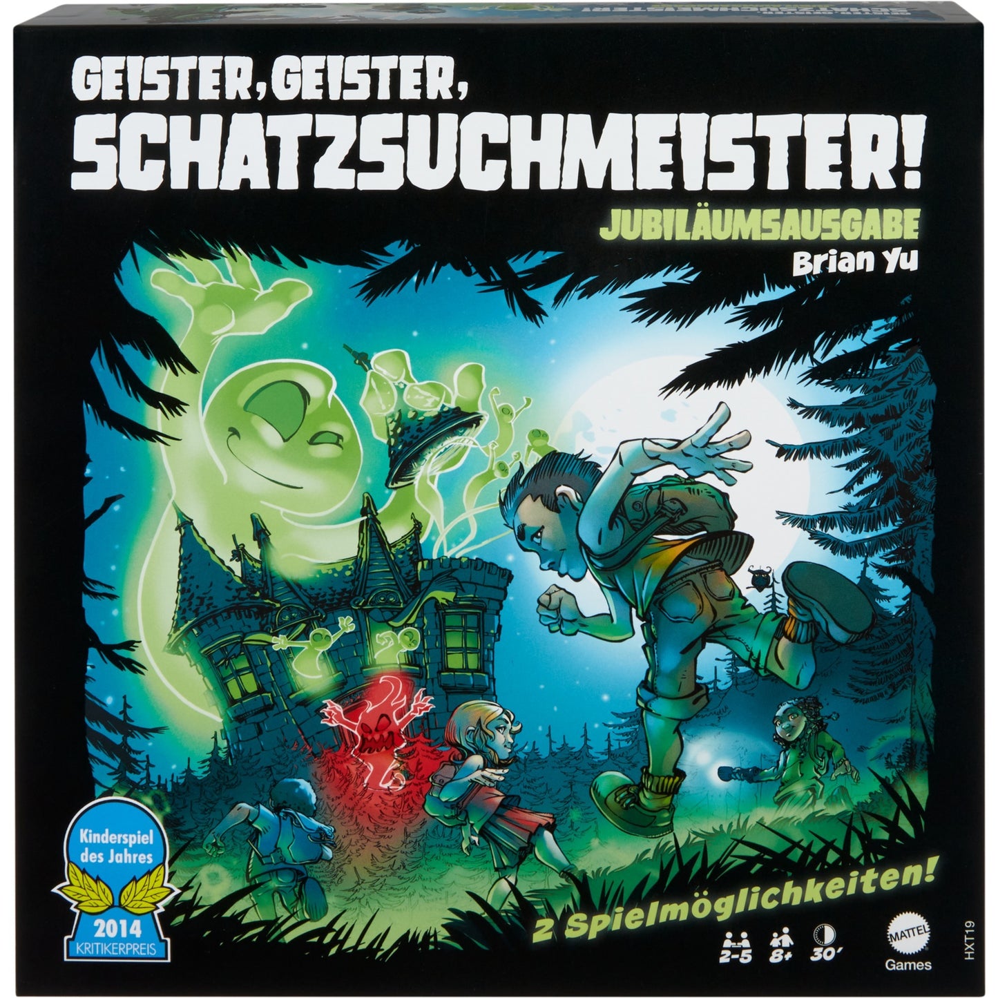 Mattel Games Geister, Geister, Schatzsuchmeister (Jubiläumsausgabe), Brettspiel