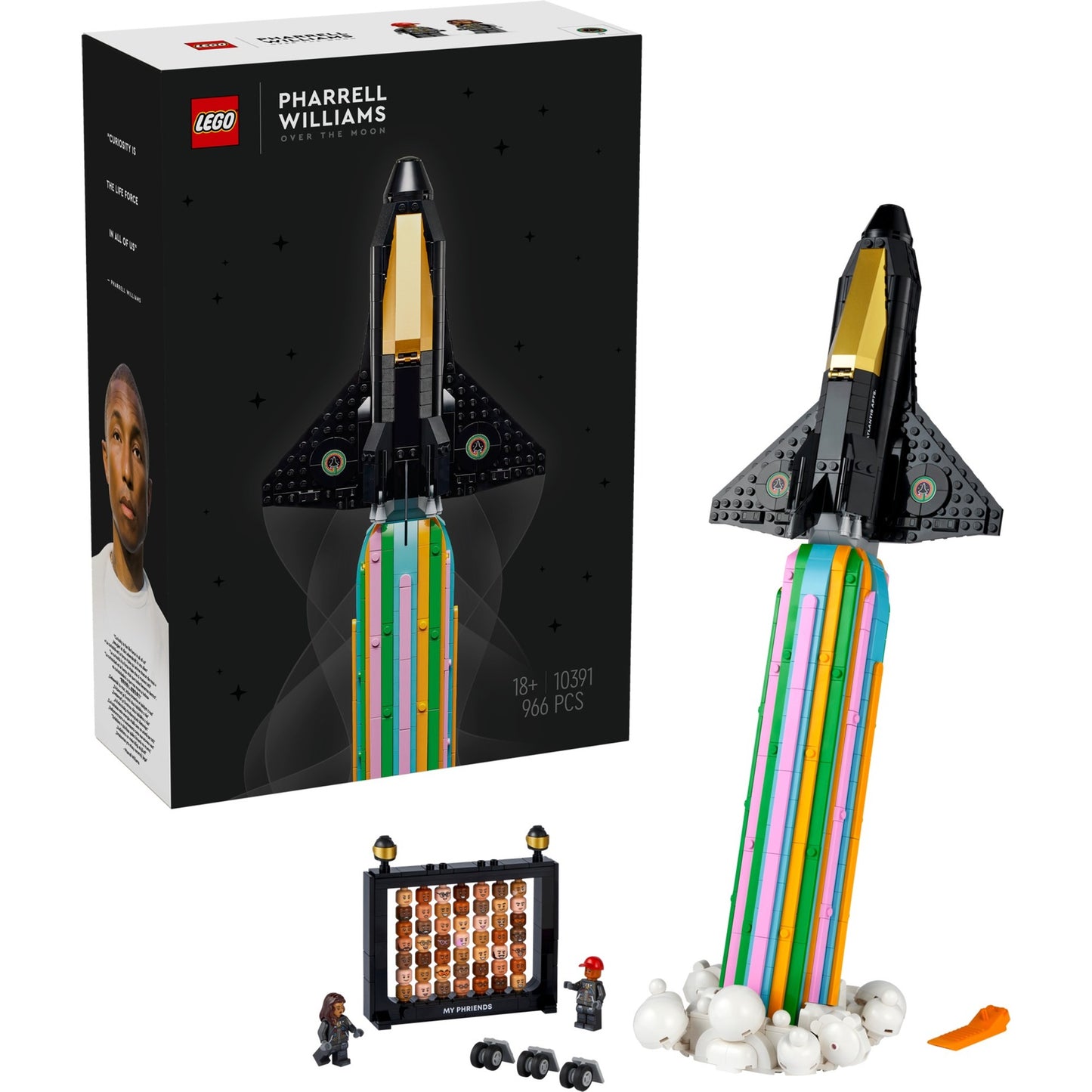 LEGO 10391 Icons Über dem Mond mit Pharrell Williams