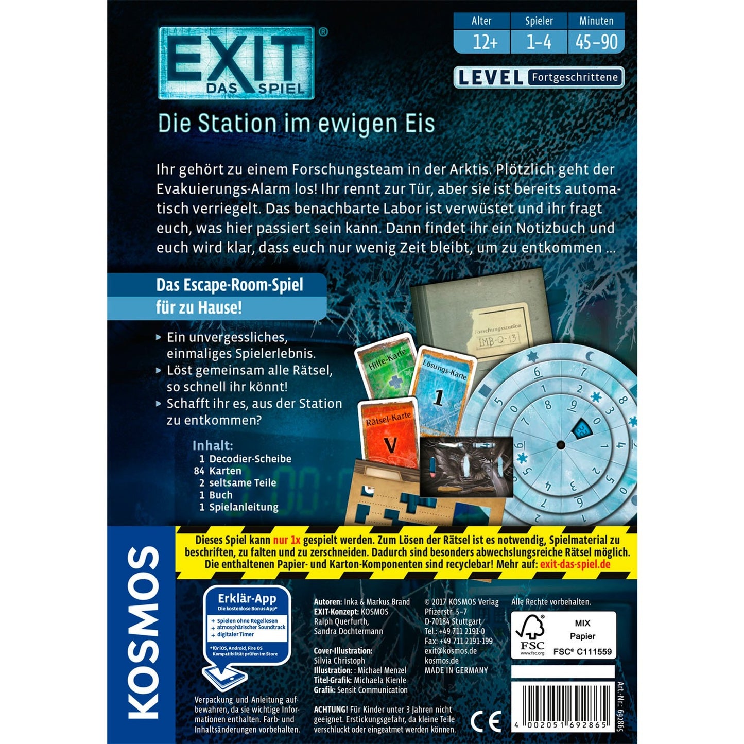 KOSMOS EXIT - Das Spiel - Die Station im ewigen Eis, Partyspiel