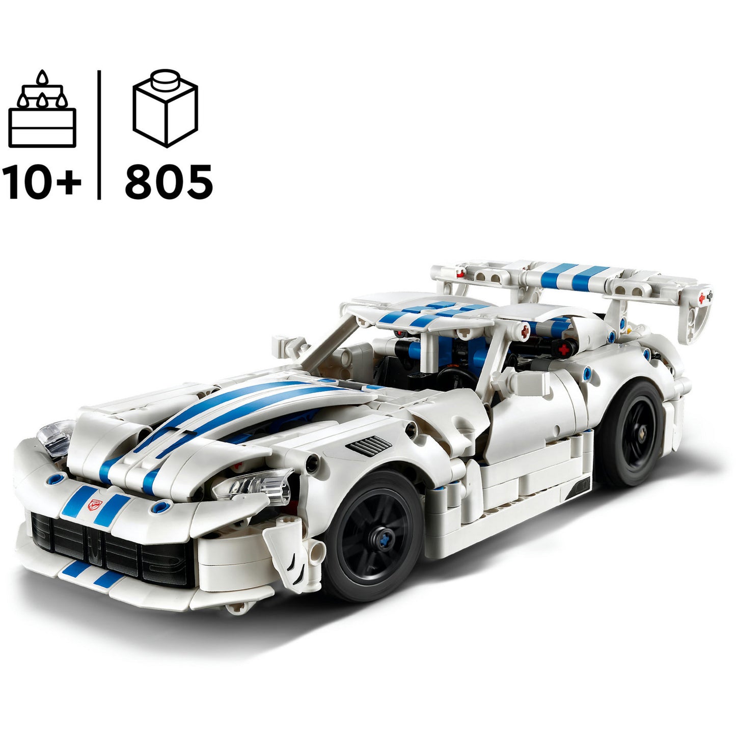 42234 Technic Dodge Viper GTS-R Sportwagen, Konstruktionsspielzeug