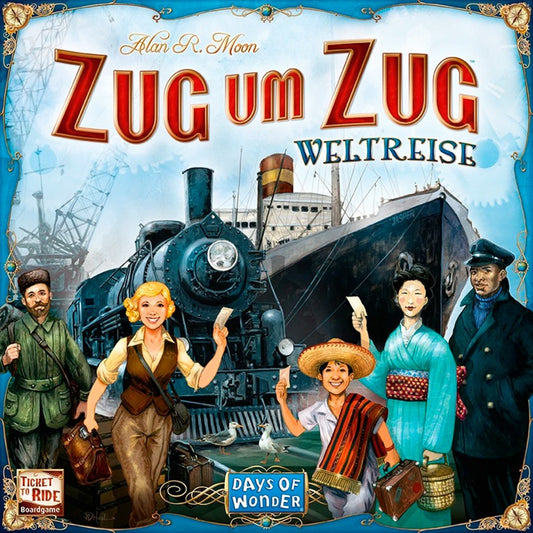 Asmodee Zug um Zug Weltreise, Brettspiel