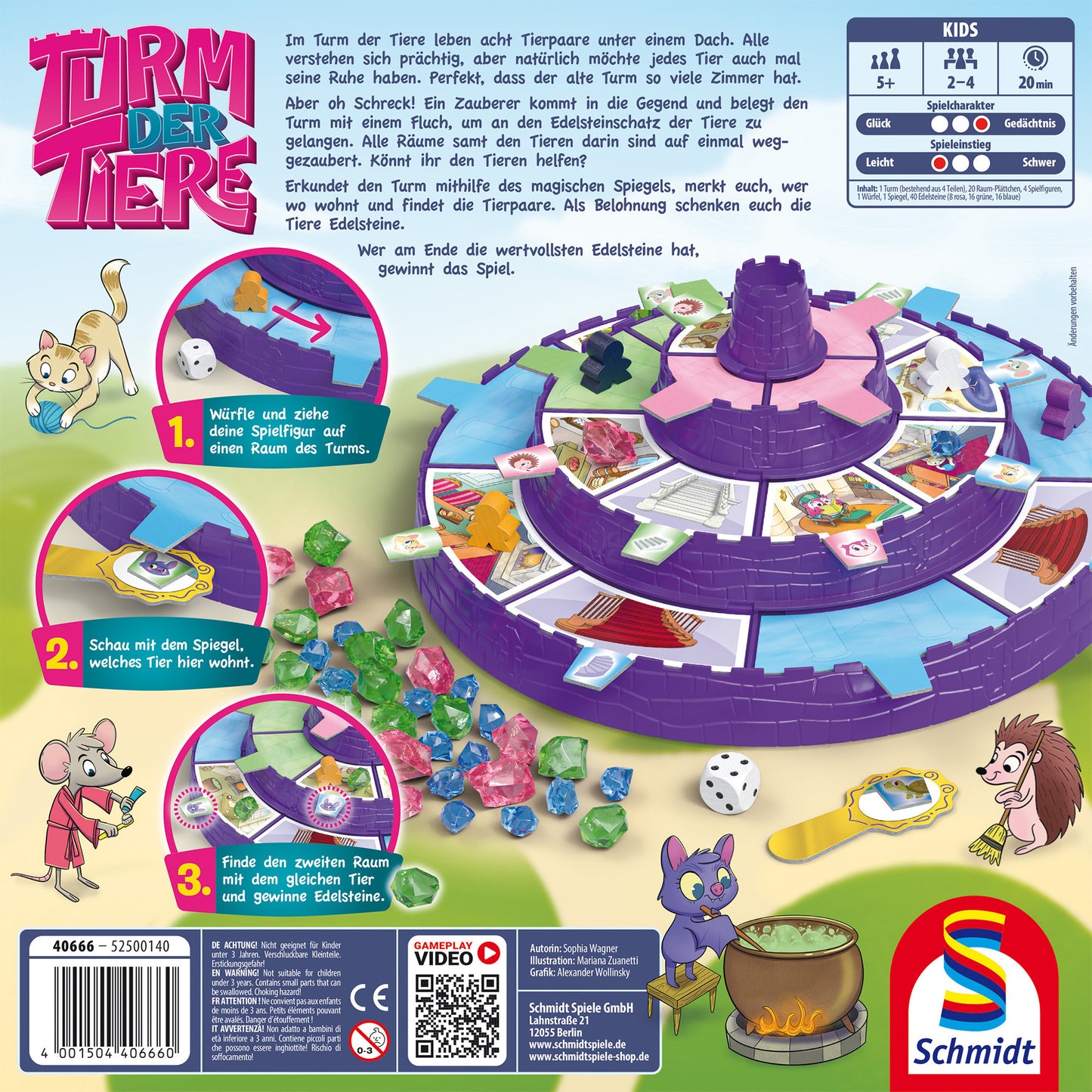 Turm der Tiere, Brettspiel