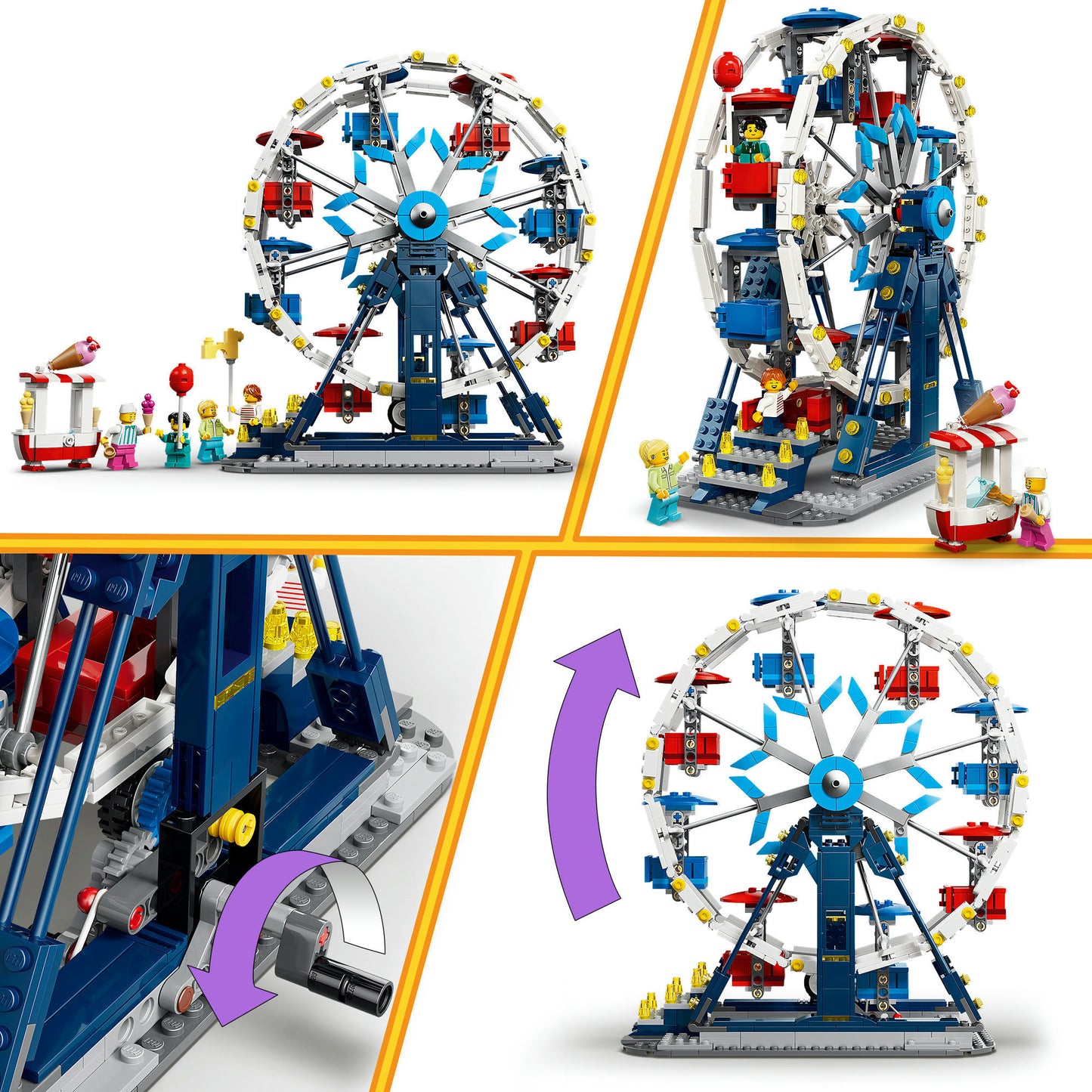 31389 Creator 3-in-1 Legendäres Riesenrad, Konstruktionsspielzeug