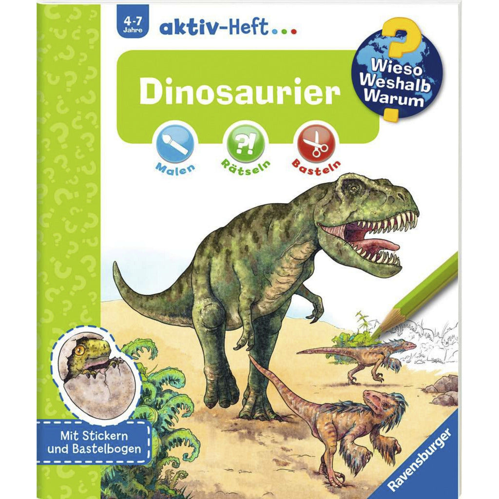 Wieso? Weshalb? Warum? aktiv-Heft - Dinosaurier, Lernbuch