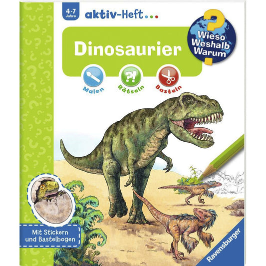Wieso? Weshalb? Warum? aktiv-Heft - Dinosaurier, Lernbuch