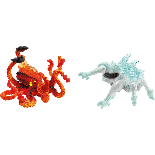 Schleich Eldrador Creatures Eiskäfer vs. Feuerkrake