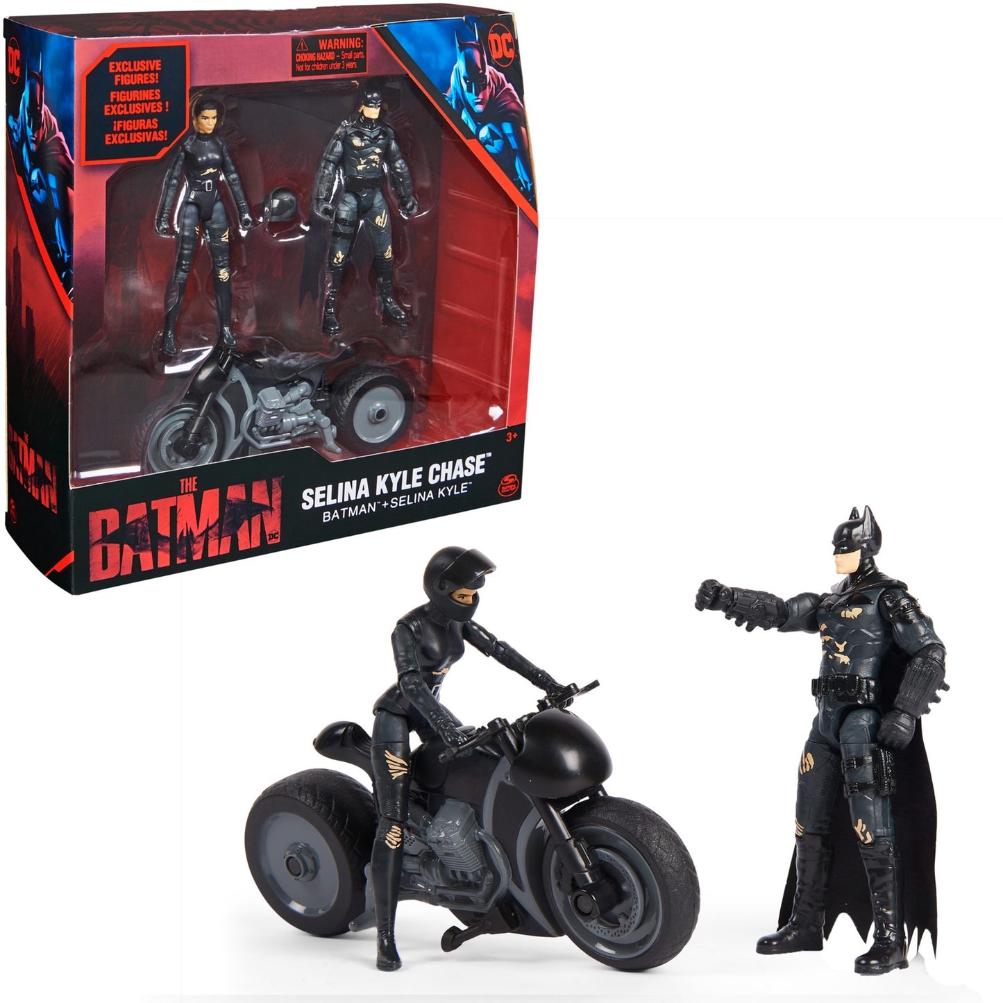 Spinmaster Batman Selina Kyle Chase (und Selina Kyle-Bike)