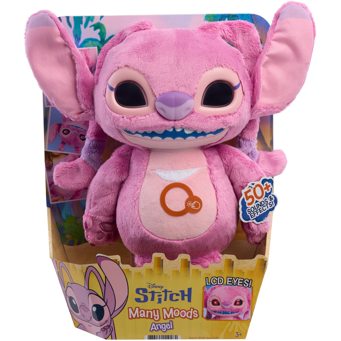 Disney Stitch Many Moods Angel Plüschfigur, Kuscheltier