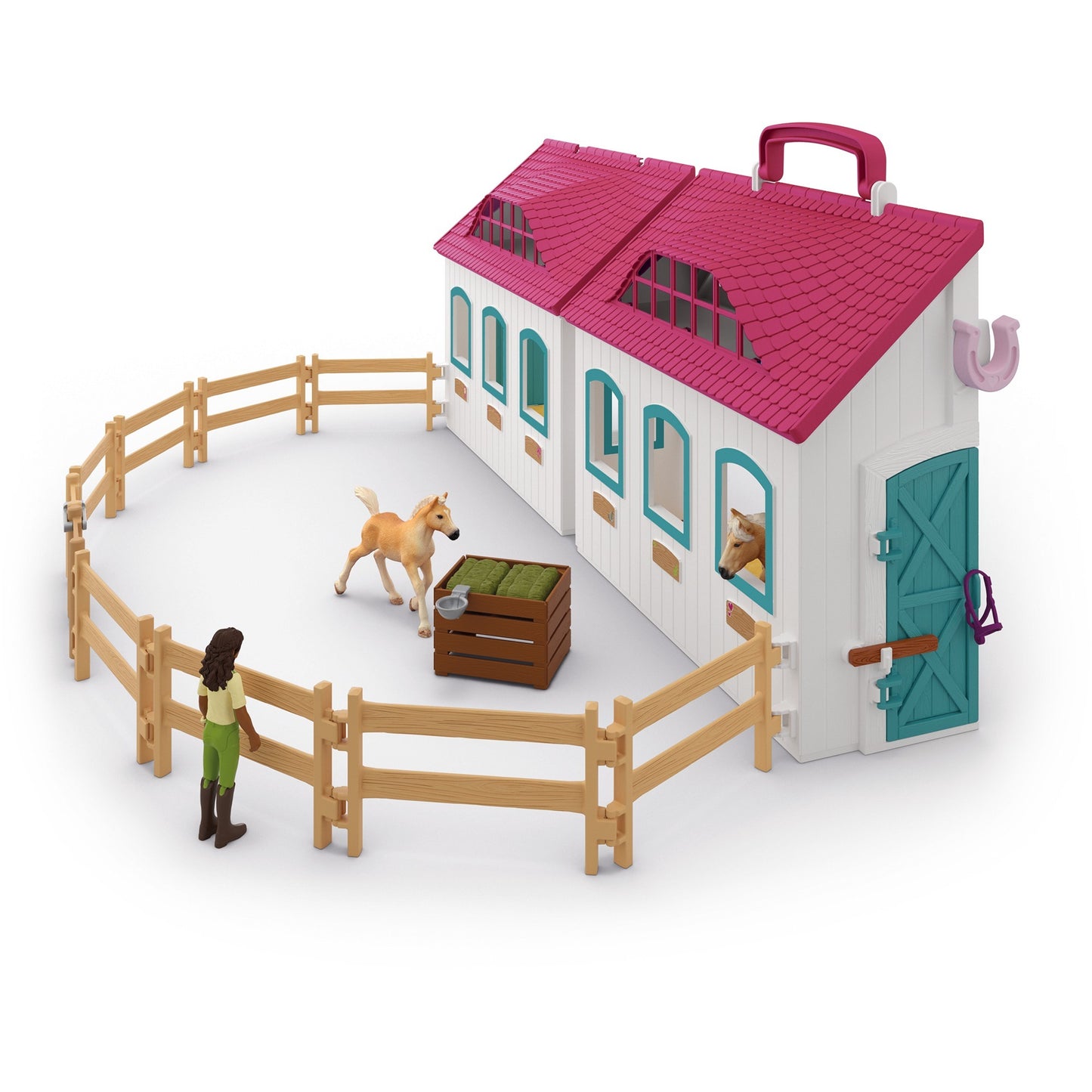 Horse Club Offenstall Kleines Hufeisen, Spielgebäude