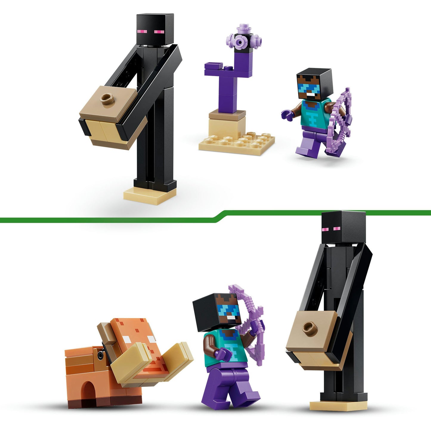 21584 Minecraft Reise durch Nether und Endportal, Konstruktionsspielzeug